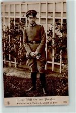 Leutnant im 1 Garde Regiment zu Fuß NPG Nr.5652 Adel Prinz Wilhelm