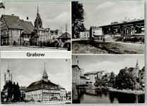 19300 O2804 Grabow , Meckl - Steindamm EKZ Rathaus An der Elde