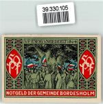 24582 W2352 Bordesholm 1921 - Notgeld 50 Pfennig Gemeinde Bordesholm