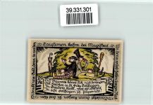 19300 O2804 Grabow , Meckl Geldschein Notgeld 25 Pfennig Mond Sterne