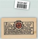 95509 W8581 Marktschorgast Geldschein Notgeld Gutschei 25 Pfennig Wappen
