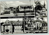 07381 O6840 Pößneck - Schwefelbad Veterinärmed. Institut Marktkirche Kurpark