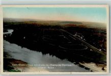 Vichy Generale du Champ de Courses Fliegeraufnahme Pferderennen Foto AK
