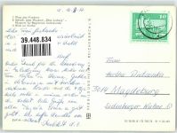 98673 O6120 Eisfeld - Platz des Friedens Schloss Museum Otto Ludwig Blick zur Kirche