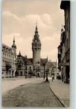 14913 O1701 Dahme , Mark Foto AK Hauptstrasse Rathaus