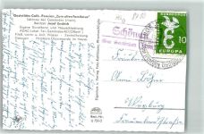 97737 W8780 Schönau b Gemünden a Main Gebrauchsspuren Landpost über Gemünden
