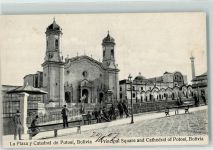 Potosi - La Plaza y Catedral