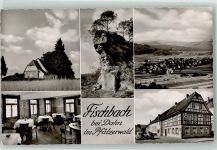 66996 W6781 Fischbach bei Dahn Foto AK Gasthaus Gross