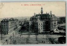 93500 Pantin - la Mairie et les Ecoles