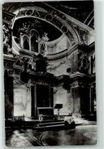 O6520 Eisenberg , Thür Schloßkirche Altar Kirchenorgel Kirche Foto AK