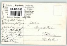 Stilleben Kirschen Wein Billing, M. 1908 Künstlerkarte