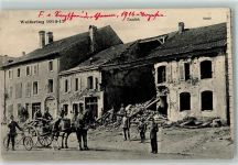 67420 Saales 1916 - Zerstörtes Haus Uniform
