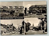 39606 O3540 Osterburg Altmark - AWG-Siedlung Platz des Friedens Straße des Friedens Seehäuser Straße