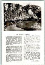 W8556 Gößweinstein Burg Wanderfahrt Victor v. Scheffel Foto AK
