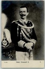 König Victor Emanuel II Adel Italien 1909