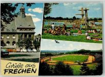 50226 W5020 Frechen - Schwimmbad Liegewiese Sprungturm Fußballstadion