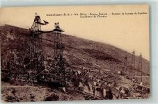 04120 Castellane Gebrauchsspuren Station Estivale Sommet du barrage de Castillon Installation du Chantier