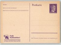 Faßt Kohlenklau Ganzsache WK II
