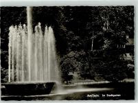 08280 O9400 Aue , Sachs - Im Stadtgarten Springbrunnen