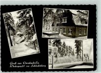 02730 O8705 Ebersbach /Sa. - Winter Wasserhaus am Schlechtsberg Humbold Baude