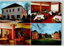 46342 W4282 Velen Gebrauchsspuren Hotel Pension Gasthaus Hillers am Kirchplatz