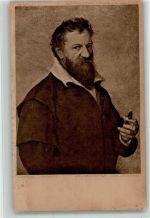 W3500 Kassel , Hess Selbstportrait Lambert Lombard Königliche Gemäldegalerie Maler Künstlerkarte