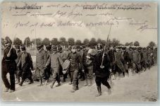 O1635 Wünsdorf Franzosen Transport Kriegsgefangener 1915