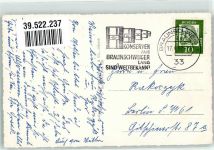 38300 W3340 Wolfenbüttel , Niedersachs Foto AK Marktplatz Rathaus Denkmal Fliegeraufnahme Krambudenstraße Trinitatis Kirche Auto Kirche