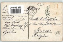 Liberec Reichenberg i. Böhmen 1909 - Nordböhmisches Gewerbemuseum Straßenbahn