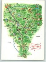 08648 O9932 Bad Brambach - Landkarte Vogtland