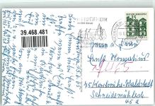 73312 W7340 Geislingen an der Steige Foto AK Denkmal Schwimmbad Burg Helfenstein Eisenbahn Stadtwappen