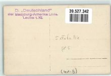 Dampfer Deutschland Laube 1. Kl. Hamburg-Amerika-Line Foto AK