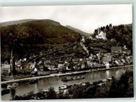 64757 W6932 Hirschhorn Neckar - Schloss Hotel auf der Burg Binnenschif