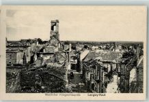 54400 Longwy - Westlicher Kriegsschauplatz Kirche Zerstörung
