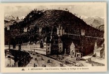 64800 Lestelle-Betharram - l`Eglise le College et le Calvaire
