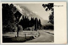 82491 W8104 Untergrainau Foto AK Wegkreuz