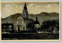 Brezice Rann a. d. Save Foto AK Kirche Brezij