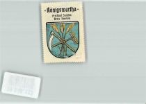 02699 O8613 Königswartha Vignette Wappen