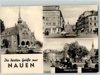 14641 O1550 Nauen , Havelland - Rat der Stadt Berliner Straße Sowjetisches Ehrenmal