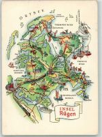 Rügen - Landkarte