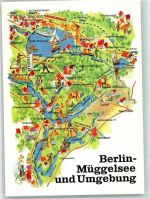 Müggelsee - Landkarte