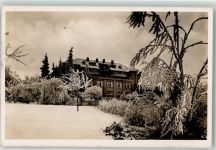 06507 O4304 Friedrichsbrunn 1941 Winter Heilstätte Haus am Klobenberg