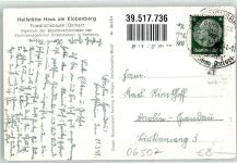 06507 O4304 Friedrichsbrunn 1941 Winter Heilstätte Haus am Klobenberg