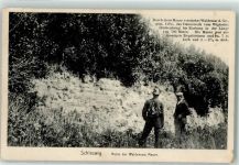 24837 W2380 Schleswig 1915 - Reste der Waldemars Mauer Rekruten Depot E. 84 Schleswig