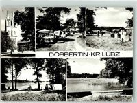 19399 O2861 Dobbertin - Klosterkirche Zeltplatz Am See Oldtimer