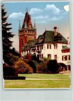 69469 W6940 Weinheim , Bergstr Gebrauchsspuren Kirche Privatfoto keine AK
