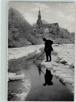 Insterburg Tschernjachowsk Foto AK Angerapp Winter Foto R.Hallensleben