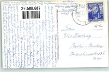 9640 Kötschach 1962 Winter mit Pfarrkirche Unsere Liebe Frau Cellon und Kellerwand im Schnee