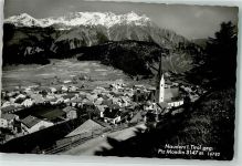 6542 Nauders Foto AK Piz Mondin 3147 m Kirche