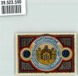49074 W4500 Osnabrück 1921 Notgeldschein Gutschein über 10 Pfennig Stadthauptkasse Osnabrück Möserhaus